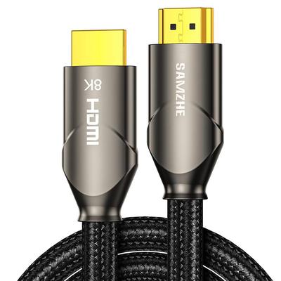 山泽HDMI2.1线8K超清锌合金编织