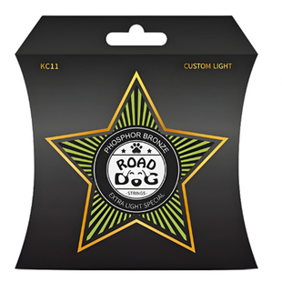 路狗AC/KC民谣吉他琴弦一套6根覆膜镀膜磷铜吉他弦线全套木吉它弦