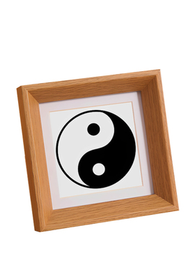 黑色万字符能量贴镇宅驱邪摆件