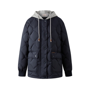 【特氟龙三防&鸭绒】Eland衣恋羽绒服女鸭绒户外外套2026新款