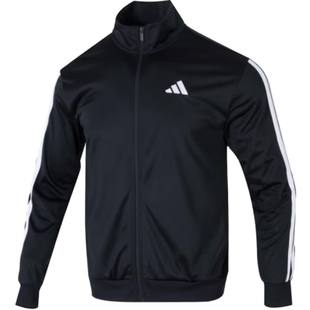 滔搏adidas阿迪达斯男子M 3S TR TT运动健身夹克外套JI8816