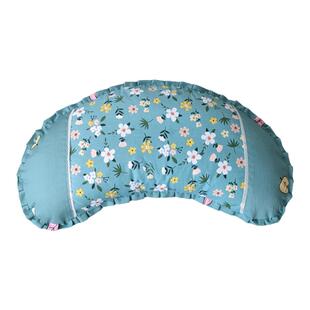 纯棉月牙形枕头套助睡眠颈椎枕荞麦壳小米壳单人成人儿童家用枕套