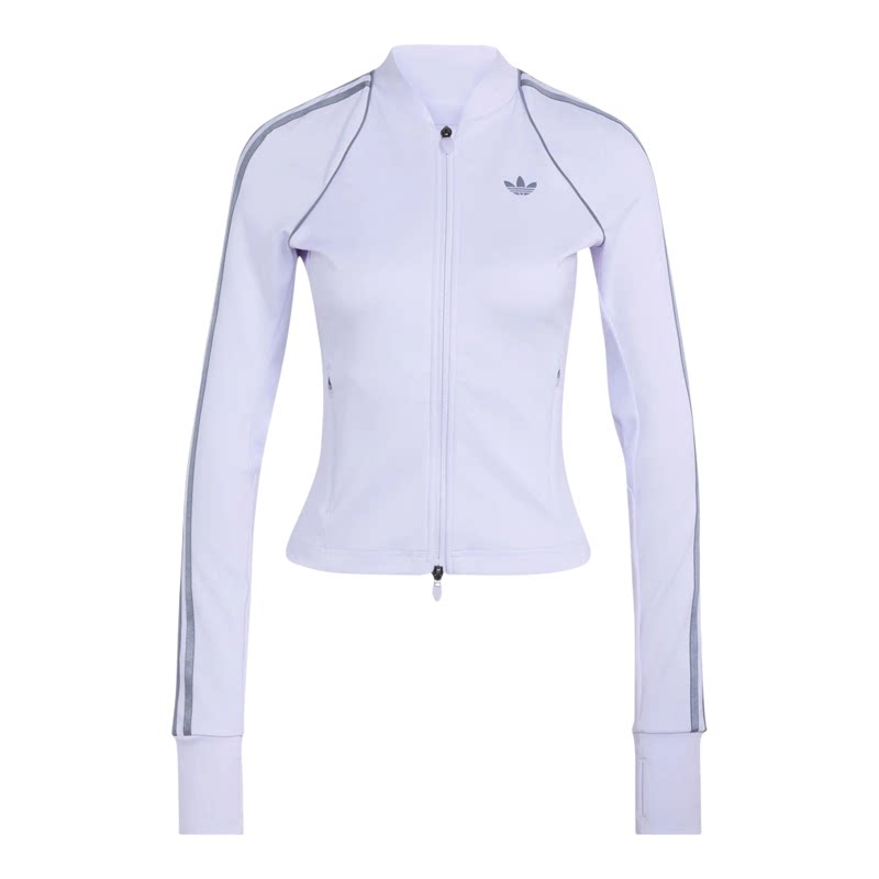 Adidas三叶草女子2026秋新款训练修身显瘦运动健身立领外套KW5806