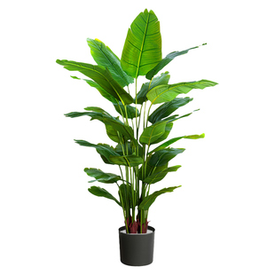 天堂鸟仿真绿植高端轻奢仿生花客厅大型室内盆栽摆件装饰树假植物