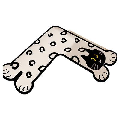 可爱浴室L型转角防滑吸水垫