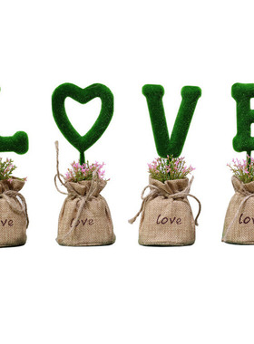 仿真植物盆栽办公室桌面窗台摆件