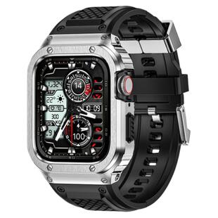 适用Apple Watch Ultra3金属改装壳苹果iwatch手表S11硅胶表带S10不锈钢S9保护壳8男士高级感创意表壳49/46mm