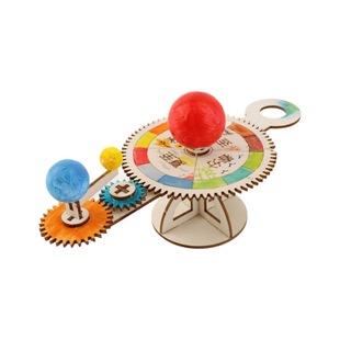 三球仪日地月太阳模型儿童手工DIY科技小制作学生天文玩具材料包