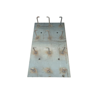 焊接钢板预埋件钢结构立柱铁板四爪焊凳底座加固加厚带腿外贸加工