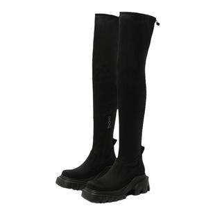 DAPHNELAB 方糖防晒过膝靴复古透气轻盈防晒过膝靴高筒靴女