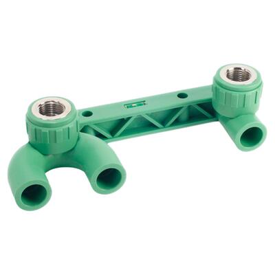 ppr回水内丝弯头双联冷热水管