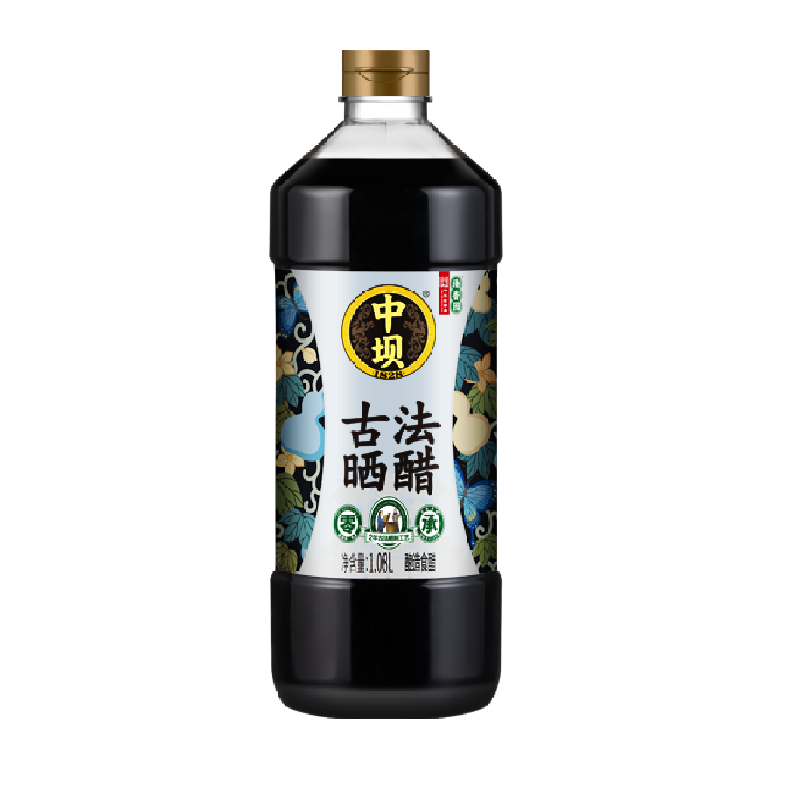 中坝古法晒醋口感纯正1.08L