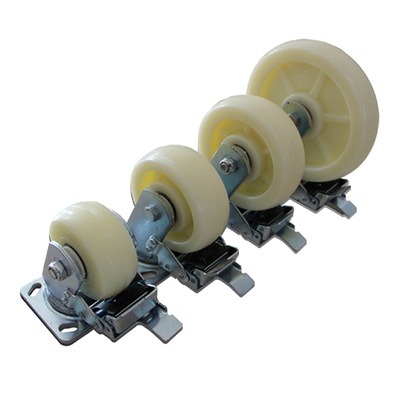 加厚重型转向轮尼龙脚轮寸万向轮