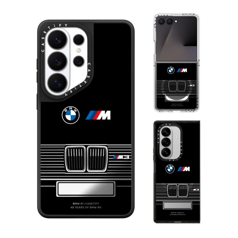 BMWM3E30车牌定制黑三星手机壳