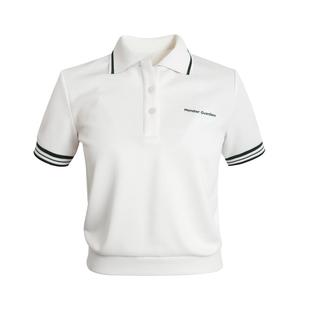 Monster Guardians复古休闲网球羽毛球短袖POLO衫运动裙套装女夏