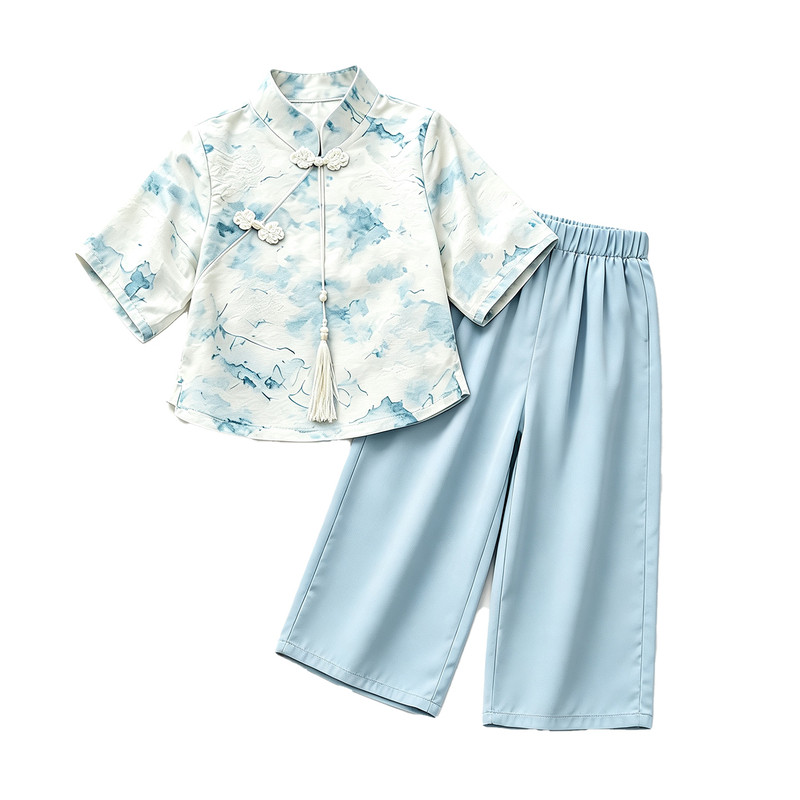 儿童汉服演出服新中式古风班服