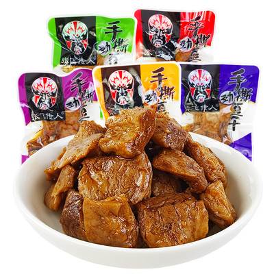张飞传人手撕豆干劲道素肉口感