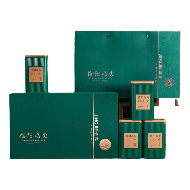 土寨信阳毛尖2026新茶春茶毛尖绿茶雨前特级嫩芽茶叶礼盒装500g