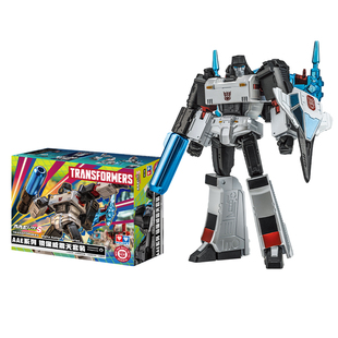 奥迪双钻AAE变形金刚玩具G1经典镜像威震天红蜘蛛超可动模型套装