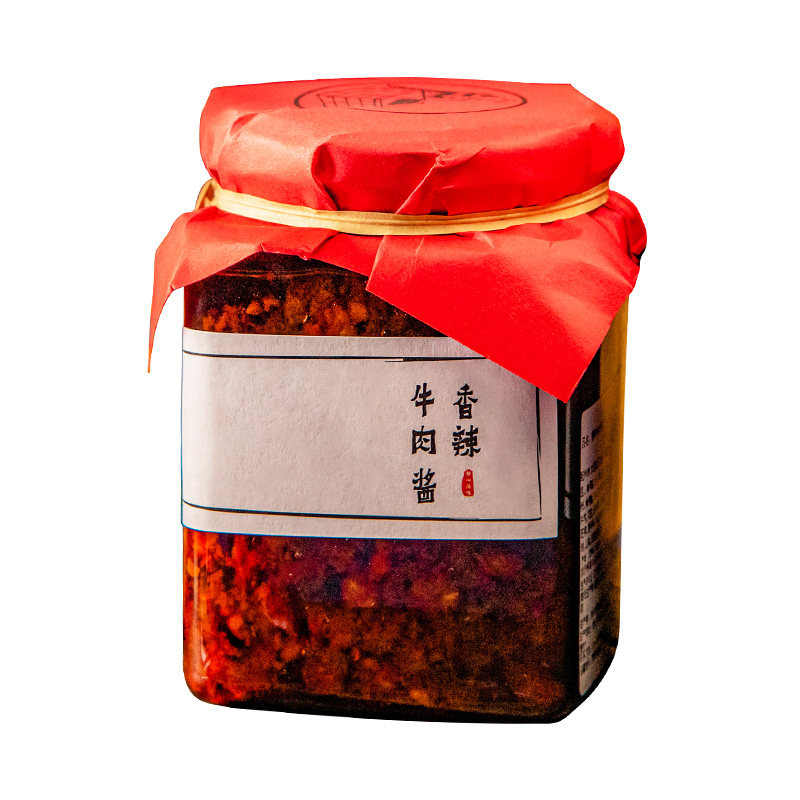 嘉凌码头香辣牛肉酱瓶装礼盒装