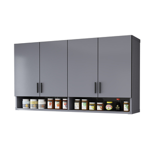 轻奢简约厨房吊柜壁挂式墙壁柜铝合金壁橱阳台卫生间收纳储物柜