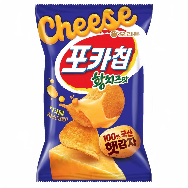 好丽友黄芝士薯片零食合集