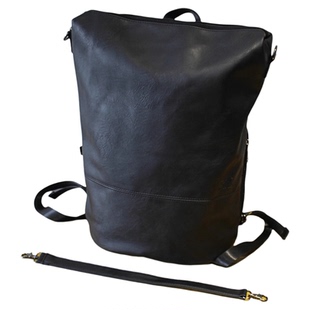 软皮双肩包2025新款通勤旅行包两用大容量单肩背包潮登山包电脑包