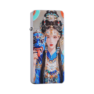 佐罗扎基拉姆煤油打火机防风藏风美女国潮立体彩绘送男友长辈礼物