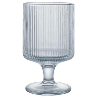 玻璃杯女可爱高颜值红酒杯浮雕高脚杯家用饮料果汁杯轻奢喝酒杯子