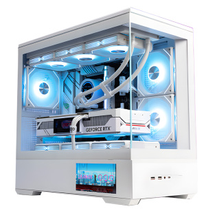 【免费试用】台式电脑全套整机酷睿14代i7/RTX4070/3070TI电竞独显海景房游戏办公渲染主机高配水冷全新组装