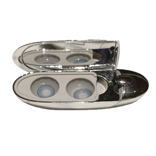 安瞳美瞳护理盒口红小巧迷你可爱隐形眼睛伴侣盒镊子便捷收纳盒