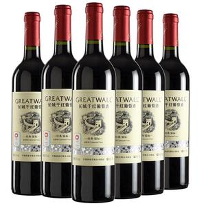 经典银标赤霞珠单酿干红葡萄酒红酒6瓶正品