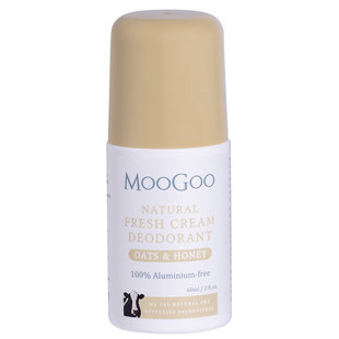 澳洲MooGoo蜂蜜燕麦无铝止汗走珠孕妇专用腋下净味香体干爽清新