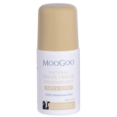 澳洲MooGoo蜂蜜燕麦无铝止汗走珠孕妇专用腋下净味香体干爽清新