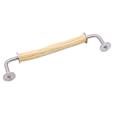 野梨木不锈钢提手实木配不锈钢