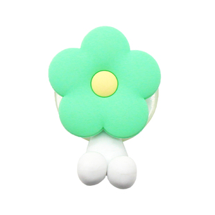 花朵卡通卫生间牙刷架墙壁漱口杯架免打孔简易壁挂式洗漱台置物架