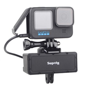 GoPro13/12/11/10外接电池电源续航配件大疆Action5/4/3相机移动