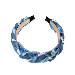 刘亦菲同款~原创设计超仙蓝色发箍头箍甜美气质发卡清新发饰头饰