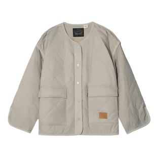 【商场同款】Levi's李维斯25年秋冬新款复古静奢风女士棉服0051B