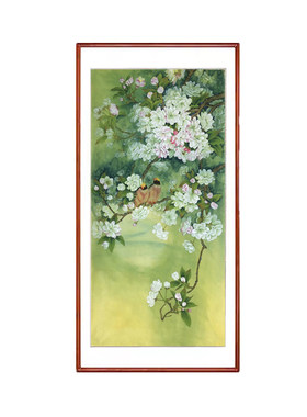 大幅工笔画白描底稿四尺竖幅六尺