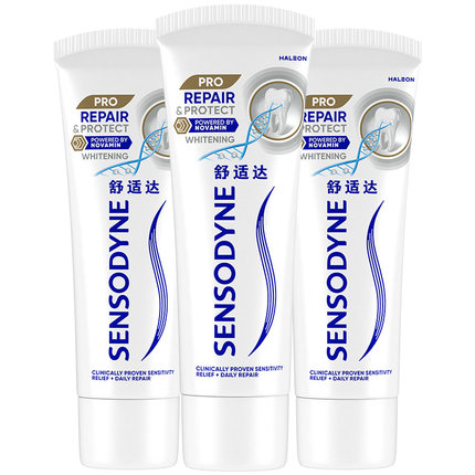 舒适达牙膏缓解敏感专修美白90