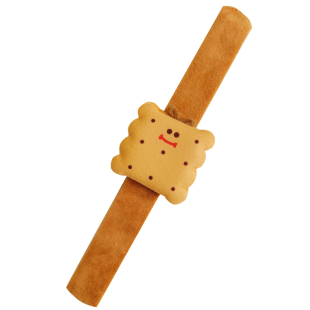 毛绒卡通啪啪圈可爱食物拍拍手环幼儿园儿童小礼物结婚抛洒小礼品