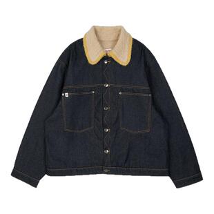 【童趣怪诞】Charles Jeffrey Loverboy 撞色拼接牛仔夹克外套