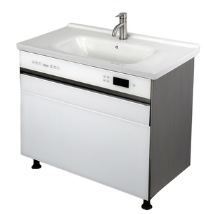 集成浴室柜光波电热水器一体式不锈钢柜体卫生间阳台不挂墙可定制