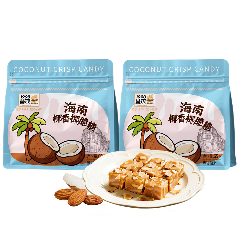 昌茂海南特产椰脆硬糖