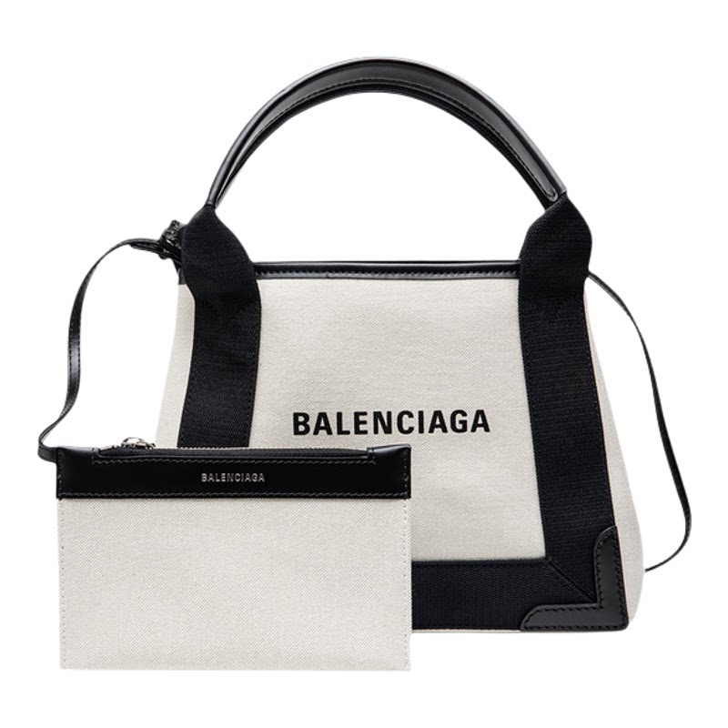 Balenciaga拼色手提包