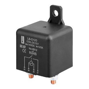 蓝波大电流继电器防水直流200A120A DC12 24V汽车继电器耐温耐压