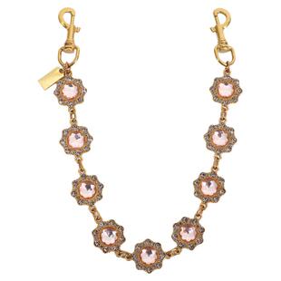 适用Coach包手提钻石挂饰链子改造蔻驰 jet 包包水钻装饰链条配件