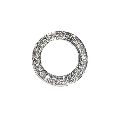 18K金钻石扣吊坠珠宝连接扣