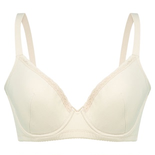 古今内衣女透气大胸显小网纱蕾丝软钢圈文胸柔软亲肤稳承托透气